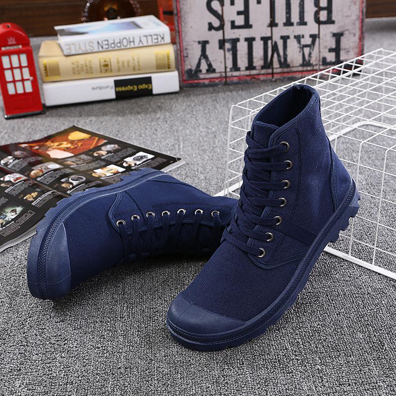 Fashion New Men’s Casual Boot Couple Canvas Shoes Light Designer Shoes Unisex Comfortable Lace-up Breathable 36-45 Sneakers Men Adult