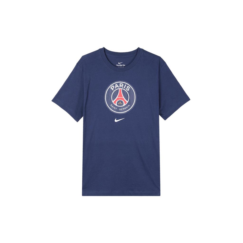 Nike Paris Saint-Germain Crest Short Sleeve T-Shirt Men Tops Blue DJ1316-410
