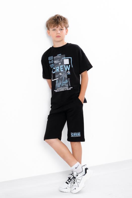 Set (boys) – Printed T-Shirt & Shorts, Casual Summer Outfit, Summer, 6466-001-33-1 HC