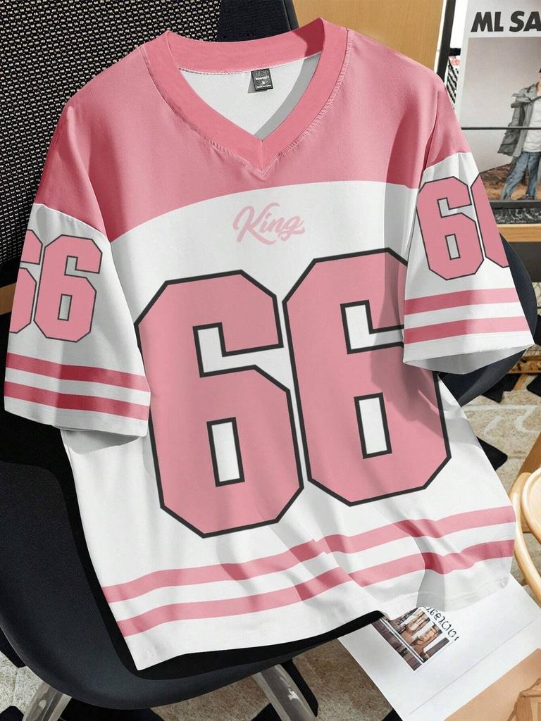 Summer Men's and Women's Same Fashion Trend Casual Sports Quick-drying Breathable Digital Printing Short-sleeved T-shirt Top