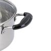 Bestco 18cm Casserole Pot, Stainless Steel, Induction and Gas Compatible, NQ-0205, Edel