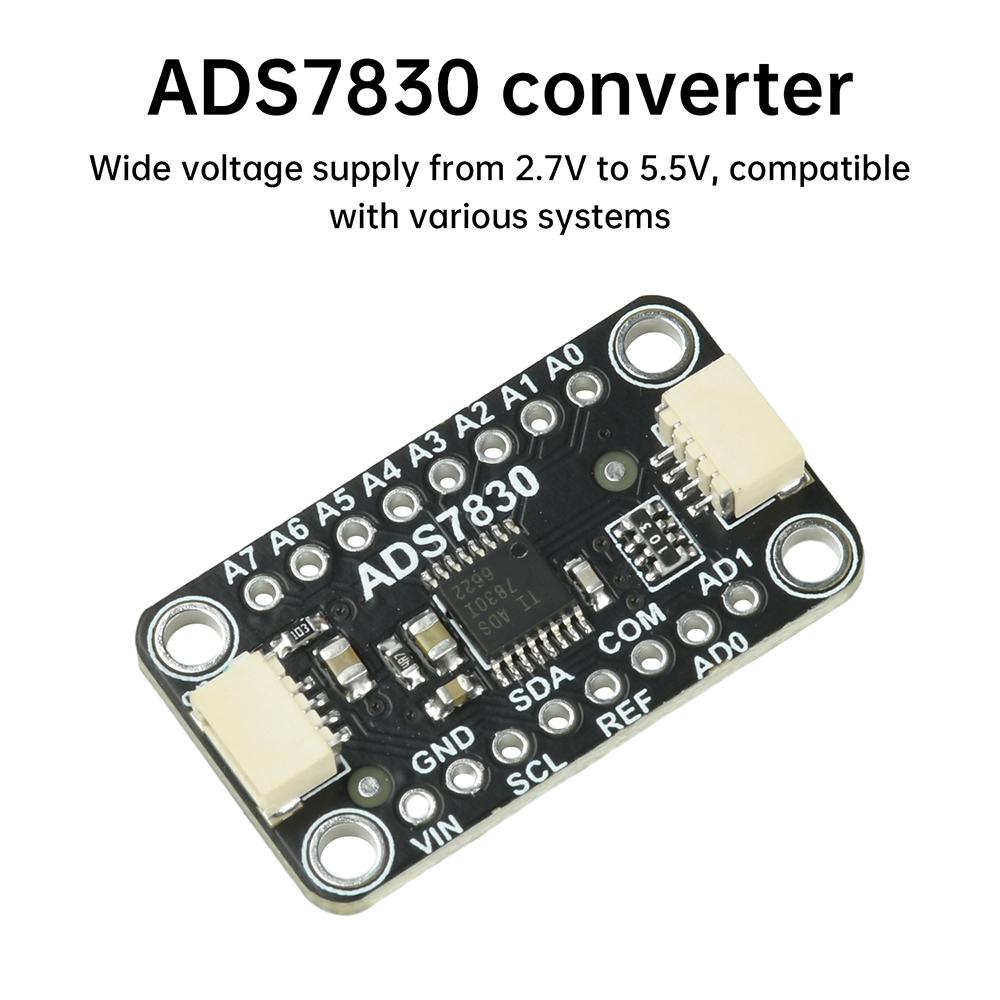 ADS7830 8-bit ADC Analog-To-Digital Converter Module Compatible With STEMMA QT Qwiic