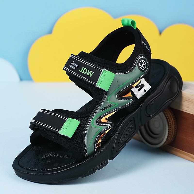 Summer Boys Fashion Sports Sandals Middle Big Kids Open Toe Beach Shoes