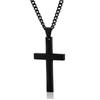 Vintage Gothic Pendant Cross Necklace Cool Street Style Punk Jewelry for Men Women Black Chain Accessories Decoration Wholesale