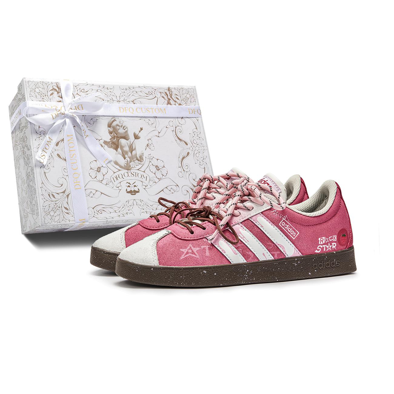 

Adidas Neo VL Court Lifestyle Box, Berry Salted Center Slip Resistant Abrasion Resistant HQ1802(TeamM-S-BOX) 44