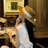 High-Quality Wide-Brimmed Panama Straw Hat For Beach Trips Summer Sun Protection Hat