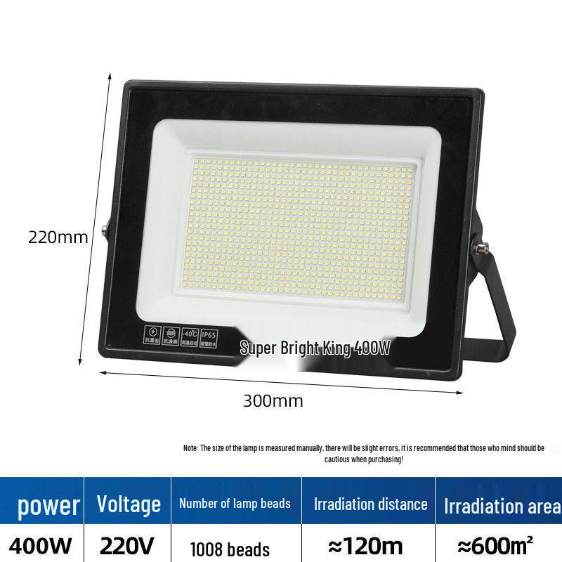 LED Waterproof Outdoor Spotlight Floodlight for Advertising and Courtyard Lighting