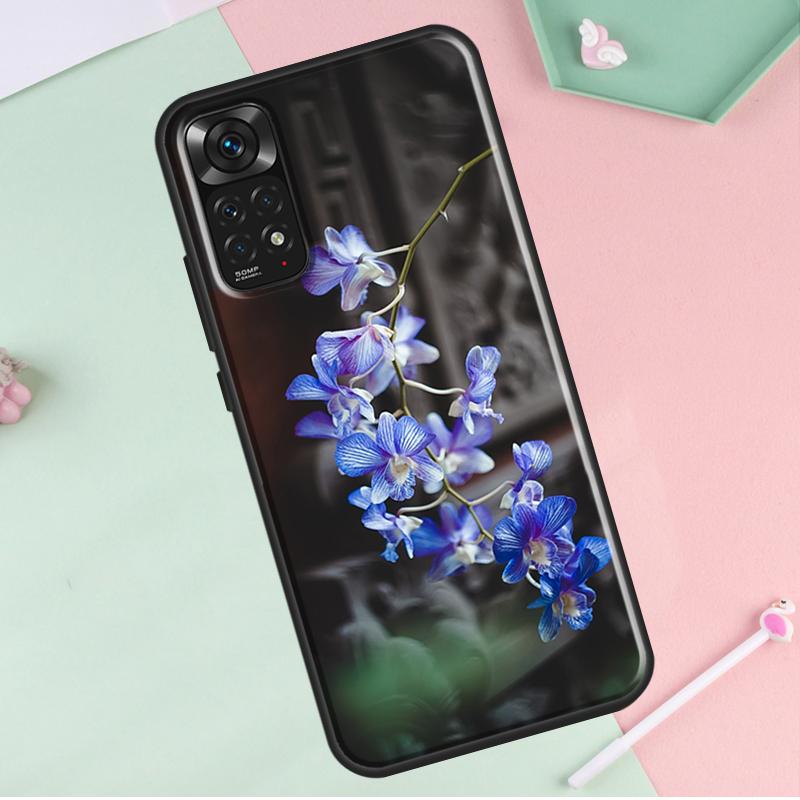 Orchid Flowers Colorful For Redmi Note 12 Pro Plus Cover For Redmi Note 10 8 9 11 Pro 12S 11S 10S 9S 9C 10C 12C Case