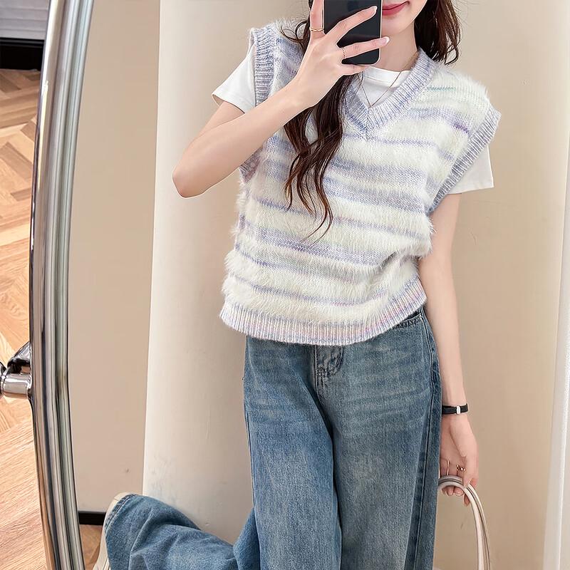 

TonLion Women s V-Neck Pullover Vest M