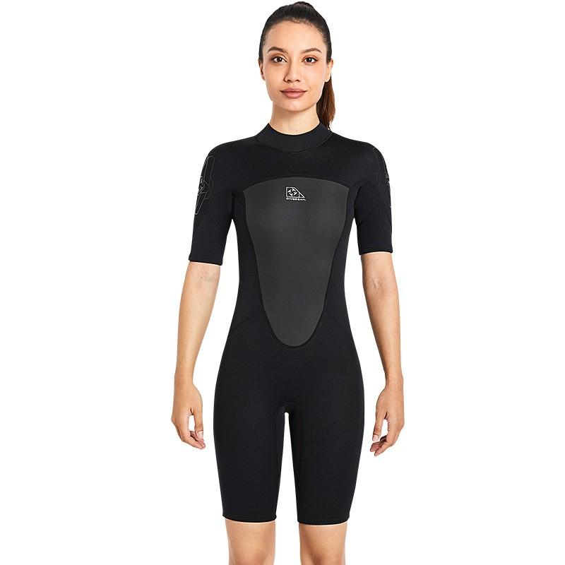 Pánský potápěčský oblek 2mm Jednodílný Krátký rukáv Tepelný Surfing Snorkeling Odolný proti chladu Plavecké spodní prádlo