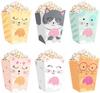 Buckets Boxes For Popcorn Sweets Snacks Kittens Cats Birthday 6Pcs.