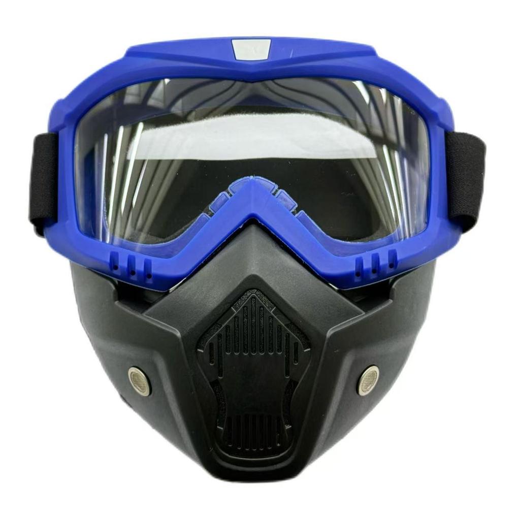 Retro Fashion Cycling Glasses: Windproof, Dustproof, Impact Resistant, Full Face Protection