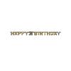 Decoration Banner - AMSCAN - 21st Birthday - Prismatic Gold and Silver - 2.4 M - 16 Cm Letters