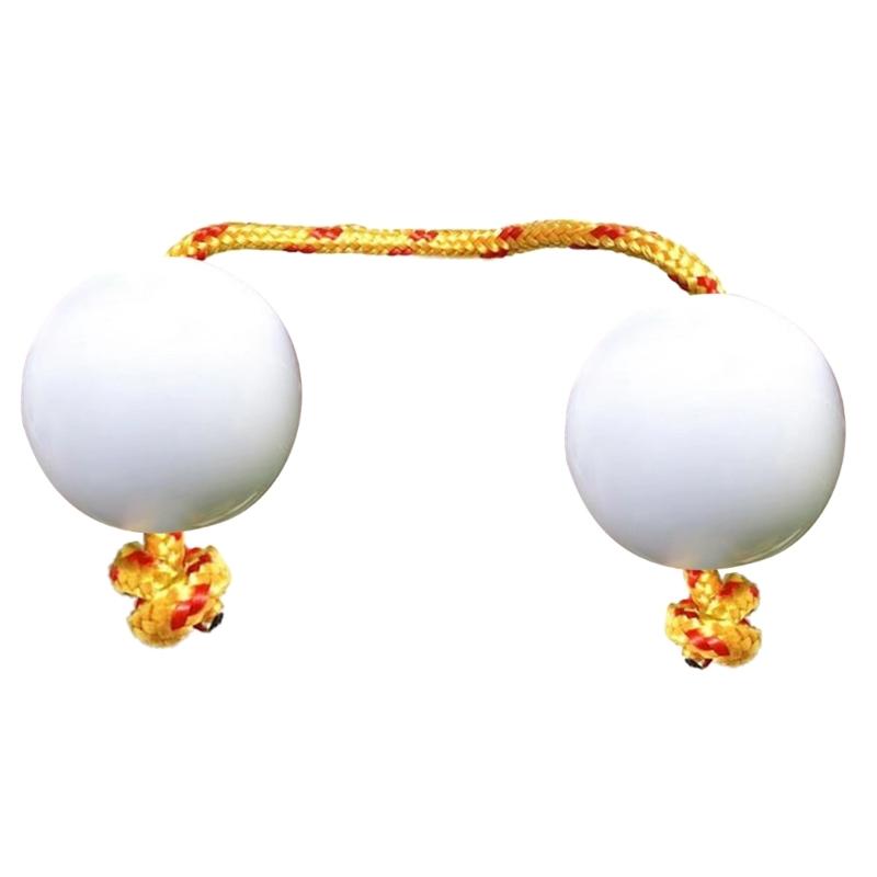 Aslatuas Rhythmic Balls Sets Music Egg Shaker Rattle Double Gourd Drum Balls Set