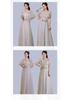 2026 Light Silver Gray One-Shoulder Sequined Bridesmaid & Evening Gown