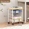 Multi-Layer Desk Organizer and File Storage Box