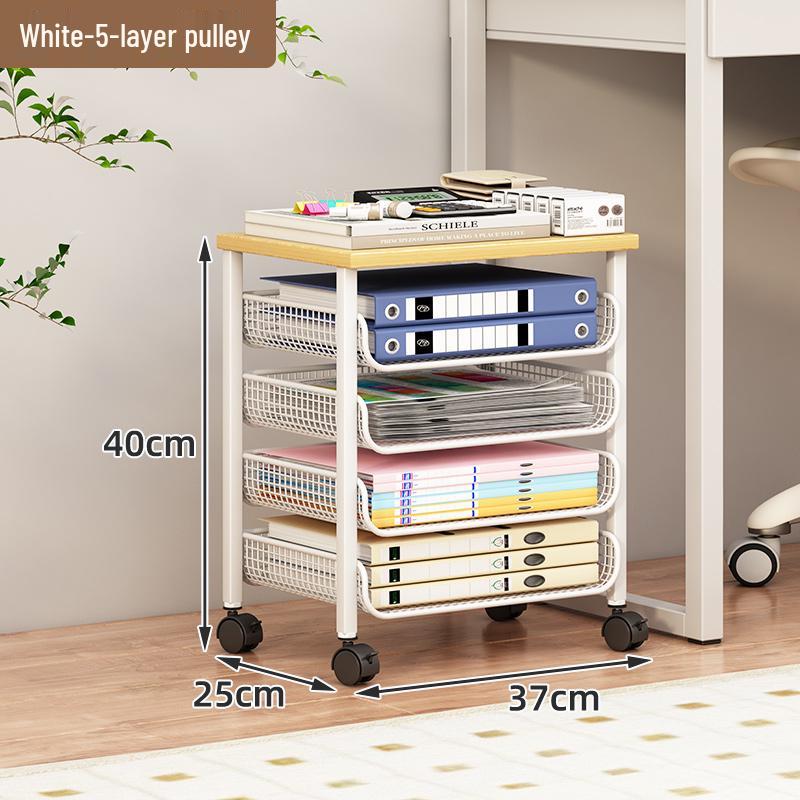 Multi-Layer Desk Organizer and File Storage Box