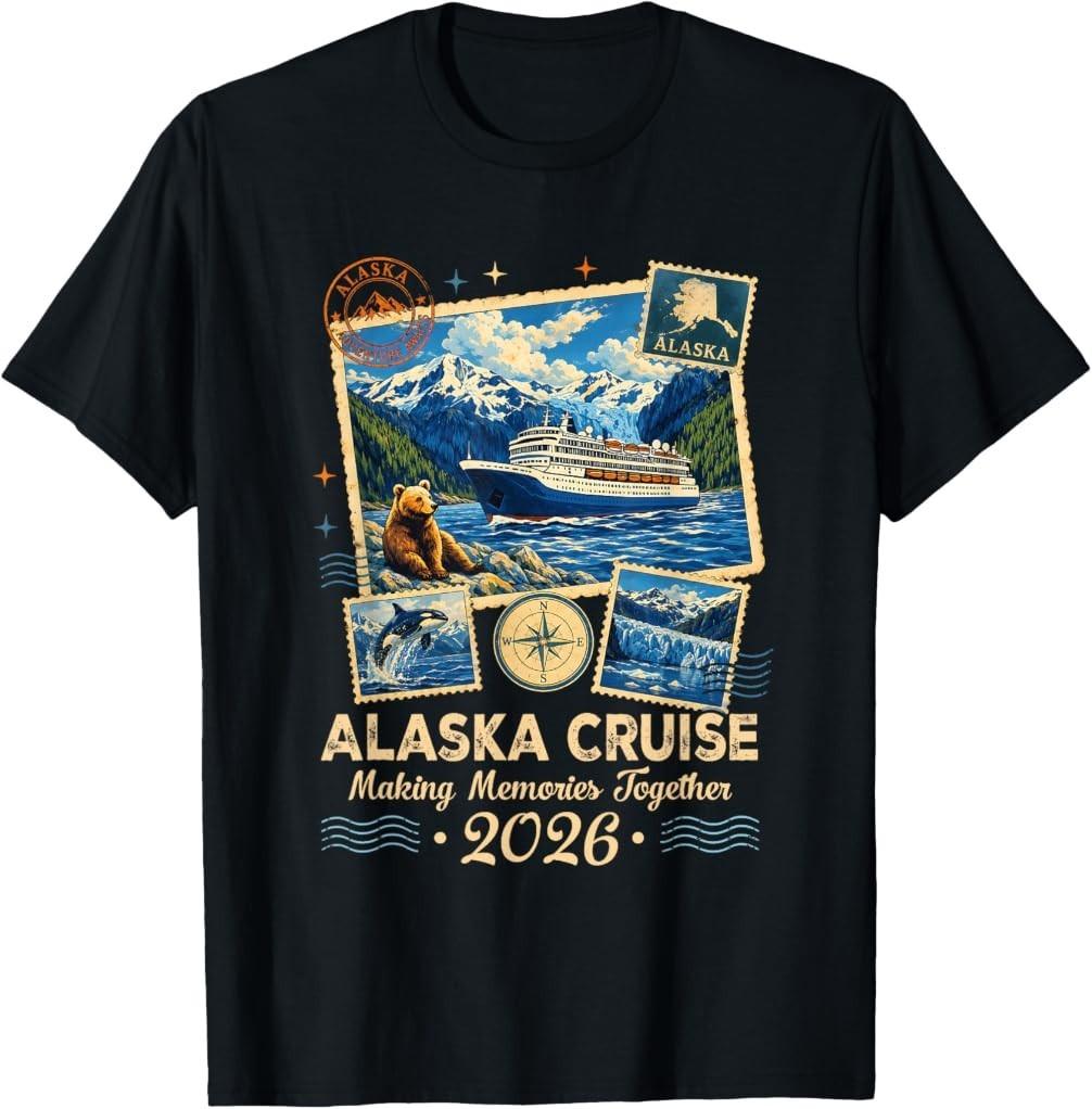 Alaska Vacation 2026 Cruise Family Matching Group Trip T- Unisex T-Shirt XXXL