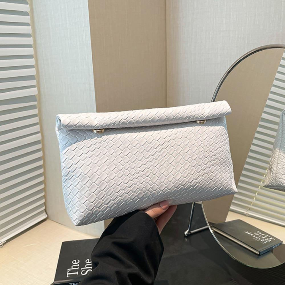 

Large Capacity Women Clutch Bag Multifunctional Handbag Trendy PU Long Wallet Lady белый