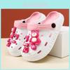 Adorable Summer Childrens Clog Shoes For Girls With Breathable Design And Cartoon Pattern For Comfortable Beachwear