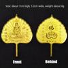 Gold Foil Guanyin Card Good Luck Peace Blessing Religious  Premium Craft Lucky Charm for Home Office Decor