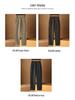 100% Wool High Waist Slimming Knit Pants: Fashionable Solid Color Elastic Skinny Pants for Women, Autumn Winter Collection