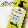 Freeskin Refreshing Lemon Shower Gel Fresh + Radiant | Energizing Citrus Body Wash with Antioxidant-Rich Lemon Extracts | Deep Cleansing, Hydrati