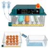 Automatic Smart Egg Incubator Full Digital Control for Chicken/Quail Eggs Compact Startup Incubator Poultry Breeding Equipment