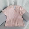 Summer Women's High-End Satin Pajamas Short-Sleeved Shorts Thin Homewear Houndstooth Silk Loose Outfit