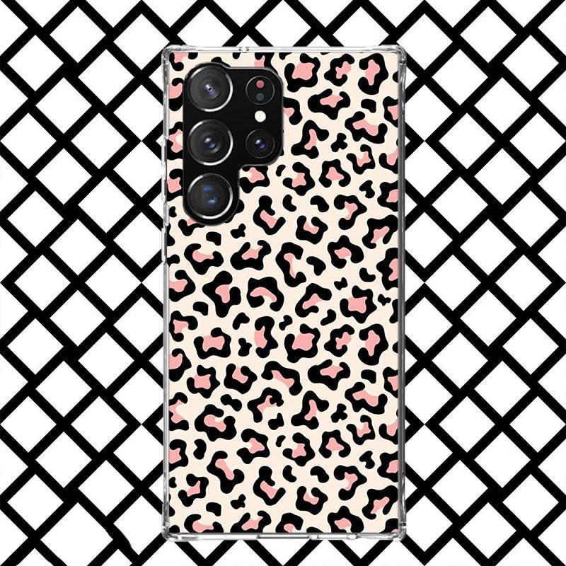 

Leopard Print Phone Case for Samsung Galaxy S26 S25 Edge S24 S23 Ultra S22 Plus S21 FE S20 + Soft Cover Print Fundas Galaxy S25 Samsung S23 Plus