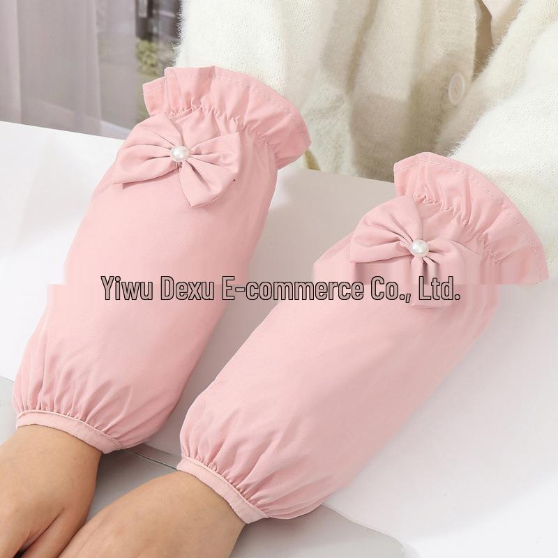 

Autumn/Winter Bowknot Anti-Stain Cuffs for Women & Students