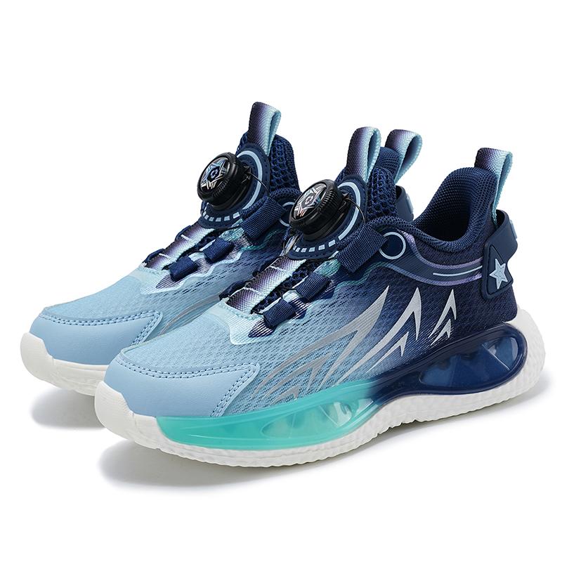 Hot Selling Lightweight Childrens Sports Shoes Summer Breathable Fashionable Casual Shoes Soft and Stable Elastic Running Shoes