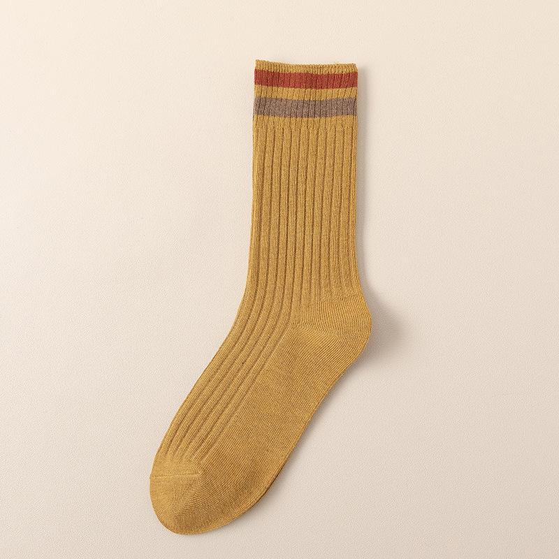 Female Autumn and Winter Fashion New Cotton Warm Long Tube Pile Socks