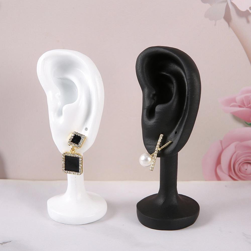 Ear Shaped Ear Studs Organizer Holder Rack Portable Earring Showcase  for Earrings