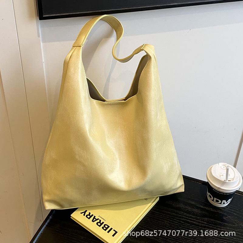 Summer Super Popular Large-capacity Bag Women's 2025 New Simple Casual Shoulder Underarm Bag Commuter Tote Bag