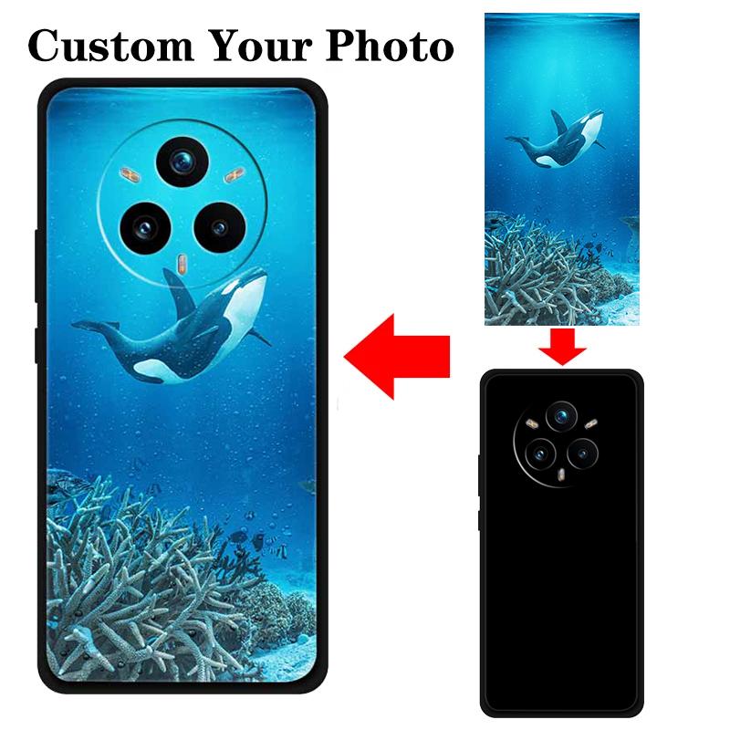 Customized DIY Soft TPU Protect Phone Case For Realme 14 Pro Plus Funda 14 13 12 Pro+s Back Cover Coque Realme13 Pro Realme12Pro