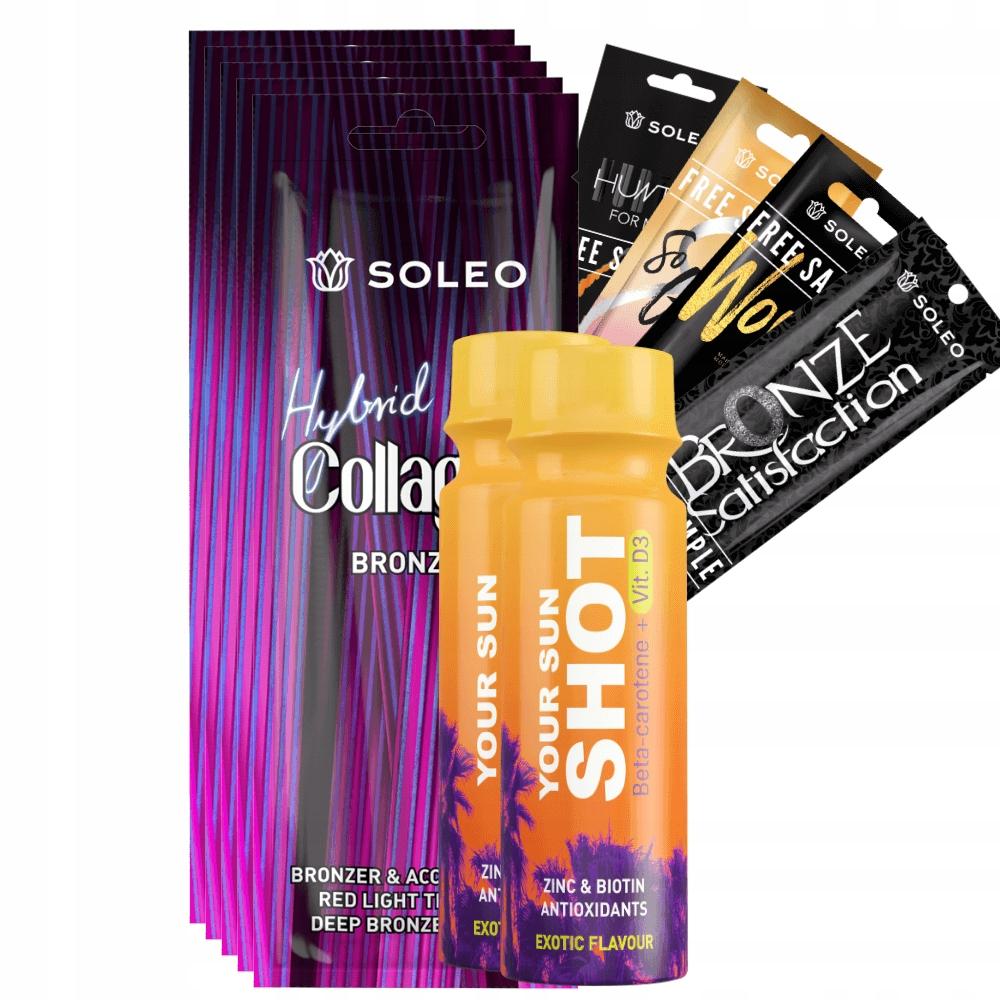 Soleo Collagen Hybrid 5x15ml Bräunungslotion + Gratisartikel