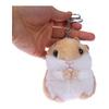 [Lukeyarm] Pairing Keychain | Cute Couple Hamster Keychain Handbag Plush Mobile Phone Pendant New Year Valentine's Day Gift Gift Light (Yellow +