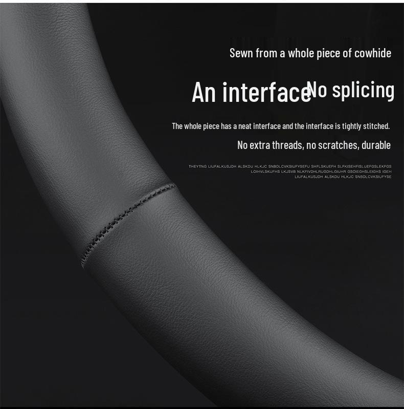 Kryt volantu Toyota Levin Hybrid z pravé kůže - Univerzální celoroční ultratenký automobilový doplněk