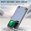 For Xiaomi 17 Pro Case Carbon Fiber Texture PU + PC + TPU Anti Drop Phone Cover with Crossbody Lanyard