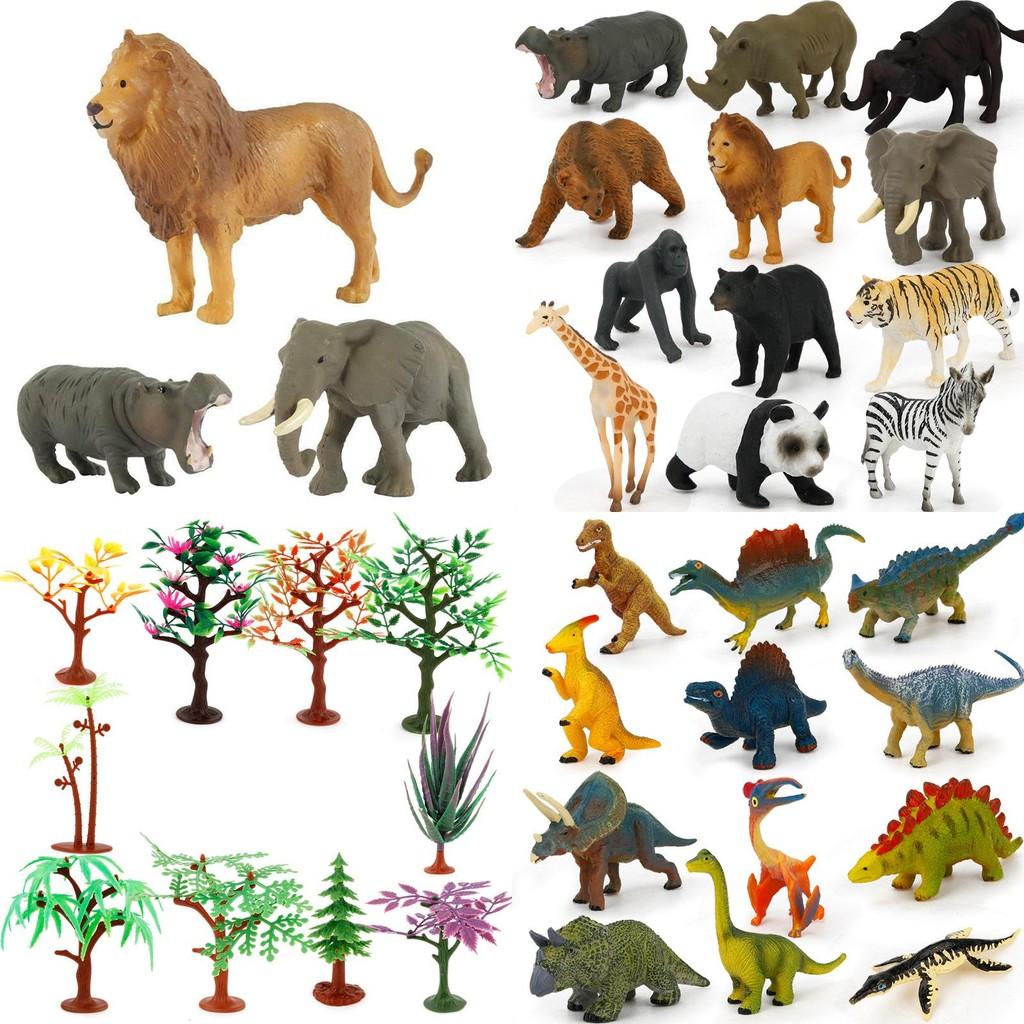 12pcs Kids Toys Small Plastic Figures Complete Sea Zoo Animal Safari Set For Learning Fun