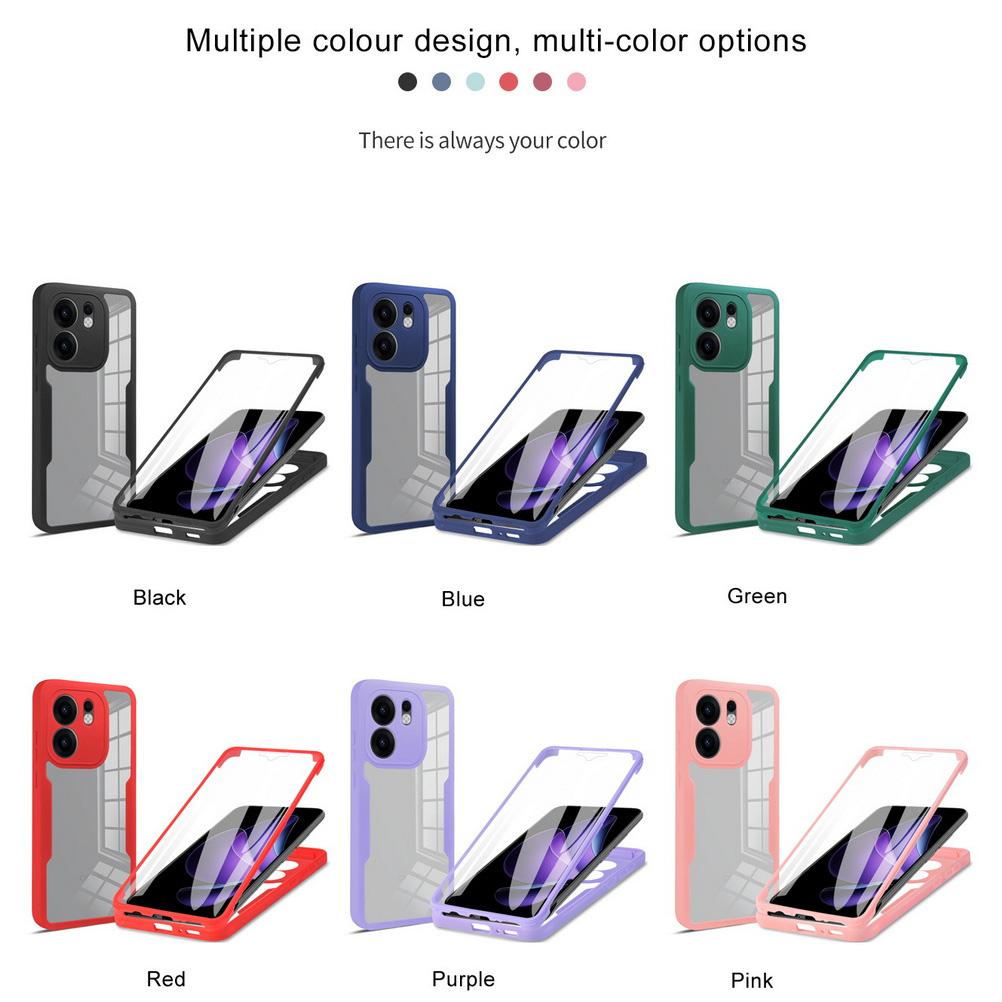 Vollständige Abdeckung Hülle Für OPPO Reno 13F Reno13 Pro Reno 12f 12 Pro 12fs Doppelschutz Schild Vollständige Abdeckung