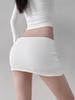 Elastic High-Waisted Short Bodycon Mini Skirt - Sexy, Slimming, Sheath Design for Spring/Summer