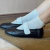 Sheepskin Version~ Retro Design Velcro Ballet Shoes 2025 New Color Matching Light Mouth Casual Commuting Shoes