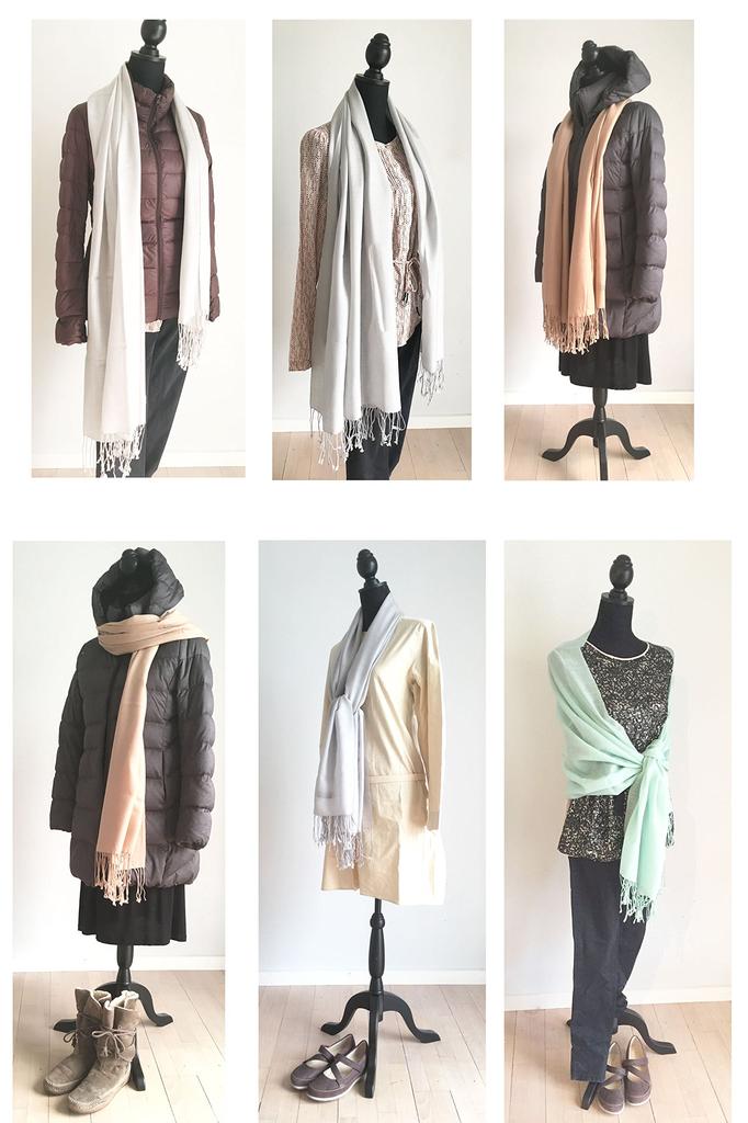Natural Wool Large Stole for Women [NEW COLORS] 100% (Red)