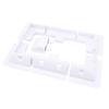 Solar Panel ABS Corner Brackets Solar Panel Mounting Brackets Kit Widely Used for RVs Vehicles Sheds Garages White