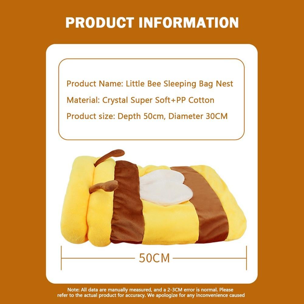 Kältesicherer Katzenschlafsack Honigtopf Höhle Haustier Katze Bett Neu Mit Honig gefülltes Katzenbett