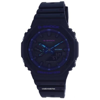G-Shock Analog Digital Black Dial Quartz GA-2100VB-1A GA2100VB-1 200M Ανδρικό Ρολόι