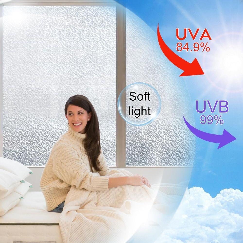 Static Cling Window Privacy Film Frosted Window Stickers New Window Clings  Glass Windows