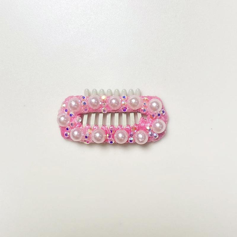 Handmade Pearl & Rhinestone Hair Clip for Yorkshire, Bichon, Maltese Dogs & Cats